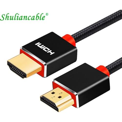 Shuliancable HDMI Cable HDMI to HDMI 1080P 3D gold plated cable for HD TV XBOX PS3 Projector computer 1m 2m 3m 5m 10m 15m 20m