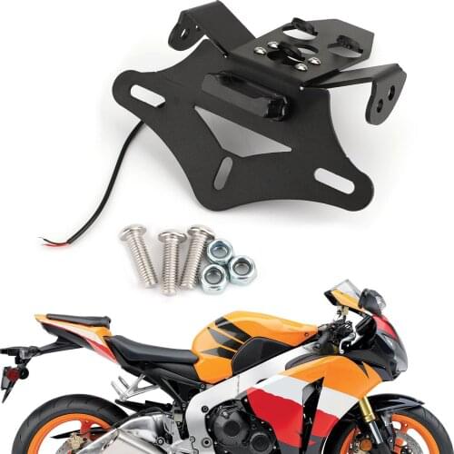Topteng For Honda CBR1000RR 2008-2016 Rear License Plate Holder Bracket CBR 1000RR Motorcycle Accessories Parts Aluminum