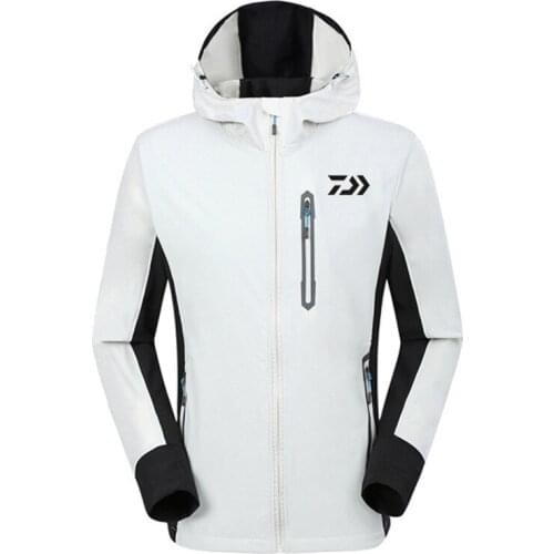 DAIWA Fishing Jacket Mens Autumn and Winter Fishing Waterproof Outdoor Sports Jacket Camping Sunscreen Fishing Clothing Jacket