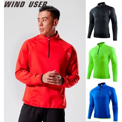 Outdoor Sports Coat Men Fitness Running Long Sleeves Autumn Winter Hooded Print Sweatshirt Gym Training Mens Jacket