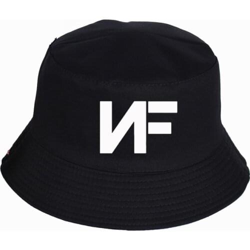 Fashion hats NF REAL Print Bucket Hats Summer pop harajuku Women Men fisherman hat Outdoor sunshade cap fishing hat