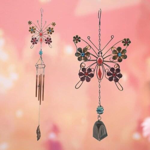 Outdoor Living Wind Chimes Yard Garden Tubes Bells Copper Antique Windchime Wall Hanging Home Office Decor Wind Chimes