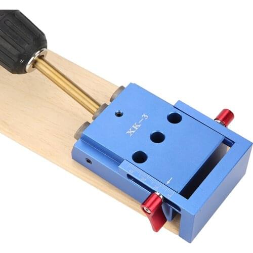 Pocket Hole Drilling Kit Woodworking Oblique Drill Guide Set Positioner Locator Tool Woodworking Clamp Woodworking Puncher