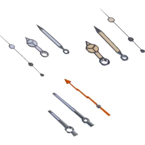 Hands set for SKX007, 009, MERCEDES, Submariner Style, MOD part, fits NH35 NH36