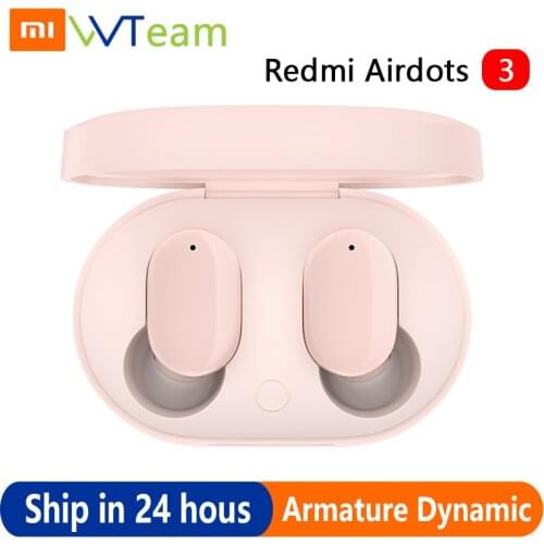 Mi Redmi AirDots 3 Earphone AptX Hybrid Vocalism Bluetooth 5.2 Touch Control Mi True Wireless Headset CD-level Sound Quality