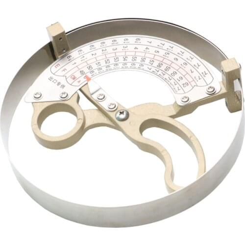 42-70CM Stainless Steel Scissor Type Ring Compass Cap Size Measuring Tool Ruler Hat Caliper