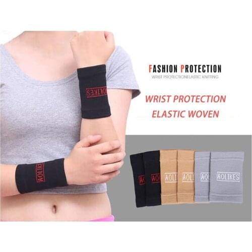 Aolikes joint elastic sports wristband, outdoor sports running basketball sweat-absorbent breathable wristband