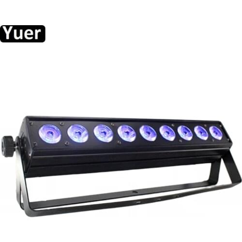 New9x10W RGBW 4IN1 Point Control LED Wash Wall Light Run Horse Pixel Wall Washer Lights For DJ Disco Equipment Party Club Lights