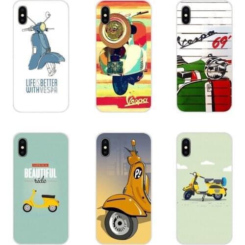 Vespa Scooter For Samsung Galaxy J1 J2 J3 J4 J5 J6 J7 J8 Plus 2018 Prime 2015 2016 2017 Accessories Phone Cases Covers