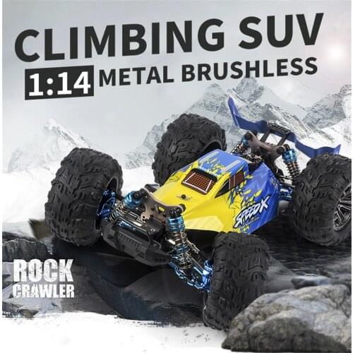 XLF F17 RTR 1:14 2.4G 4WD 70km/h Brushless RC Car High Speed Upgraded Metal Full Proportional Remote Control Car Vehicles Models