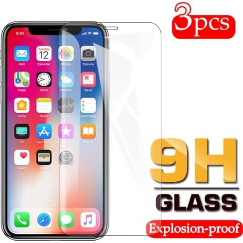 3pcs HD Tempered Glass for ipnhone 11 pro 11pro max 12 pro 12pro max screen protectoe for ipone 12promax 11promax safety glass