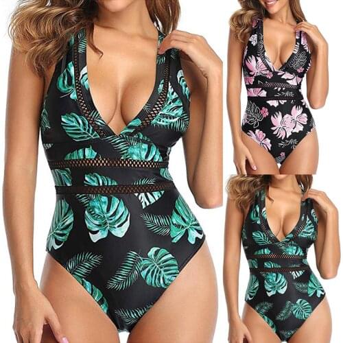 Sagace womens large sexy lace mesh one piece swimsuit slim swimsuit beach style Brazilian push ups купальник женский 2021