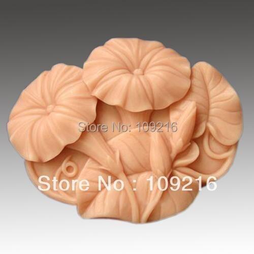 1pcs New Style Morning Glory(50103) Silicone Handmade Soap Mold Crafts DIY Mold