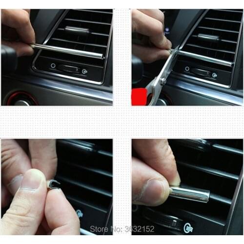 3M U Style Car Styling Interior Decoration Strips Air Conditioning Outlet For Opel Mokka zafira corsa astra insignia vectra