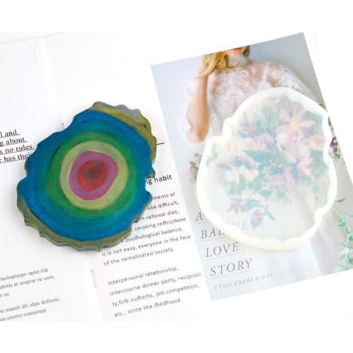 4Pcs Resin Casting Molds Resin Coaster Mold Silicone Molds for DIY Craft Making Making Cup Bowl Mats Jewelry Holders