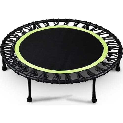 40-inch Muted Round Trampoline Kids Indoor Entertainment Tool Adult Fitness Workout Stability Training Load-bearing 150kg