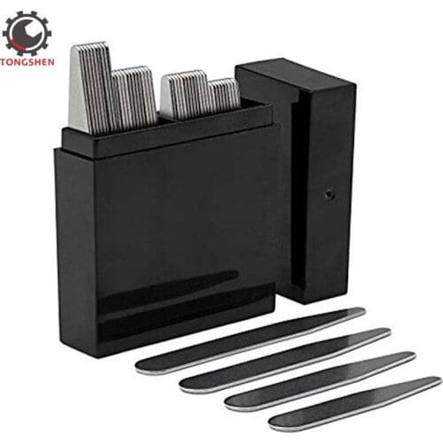 40ps Metal Collar Stays 4 Sizes Shirt Collar Support Stainless Steel Collar Stays Collar Bones Shirt Bone Stiffener Gift for Man