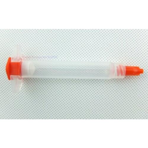 50SETS/LOT,3CC Clear Air Dispense Syringe Barrel 4-piece(barrel+piston+tip cap+end cap),Glue Dispenser Barrel, Liquid Dispenser