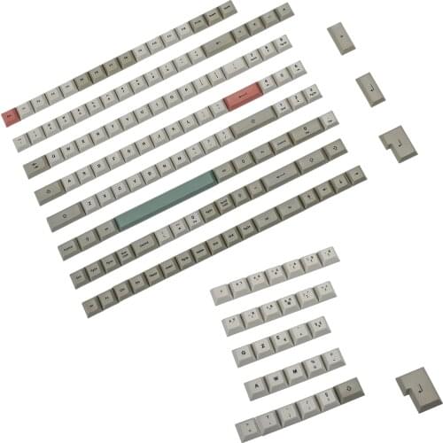 61 87 104 96 84 DSA Profile 9009 Dye Sub ANSI ISO AZERTY QWERTZ Spain UK French German Italian Keyset PBT Keycap For MX Keyboard