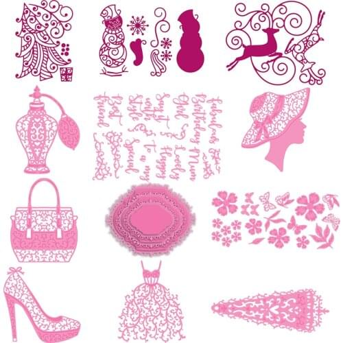 CH Christmas utenciles Metal Cutting Dies Stencils for DIY Scrapbooking/photo Album stamps Decorative Embossing DIY Paper Card