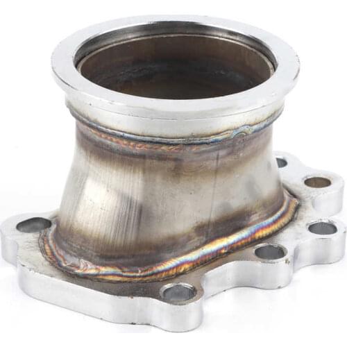Engine parts Engine Accessories Adapter Flange 8 Bolts to 3in V-Band Outlet Downpipe Fit for Garrett T25 T28 GT25