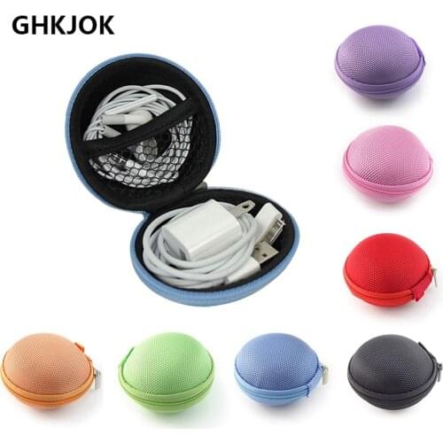 Mini Earphone Storage Cases Portable Carrying Hard Bag Organizer Box For Headphone Accessories Key Earbuds memory Card USB Cable