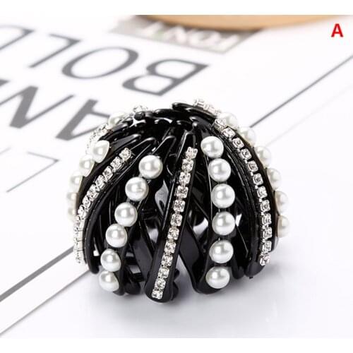 Hot Sale Girls Birds Nest Hair Claw Kids Curler Ponytail Holder Hair Clips New