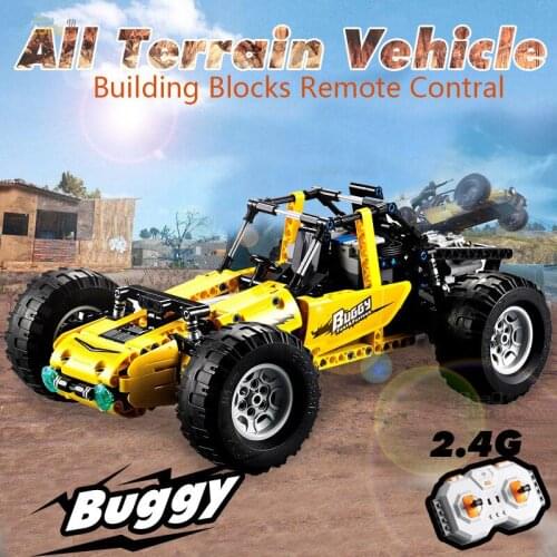Toys for children Building Blocks RC Car All-Terrain Vehicle Simulation Model 2.4G building Remote Control Car educational Toys