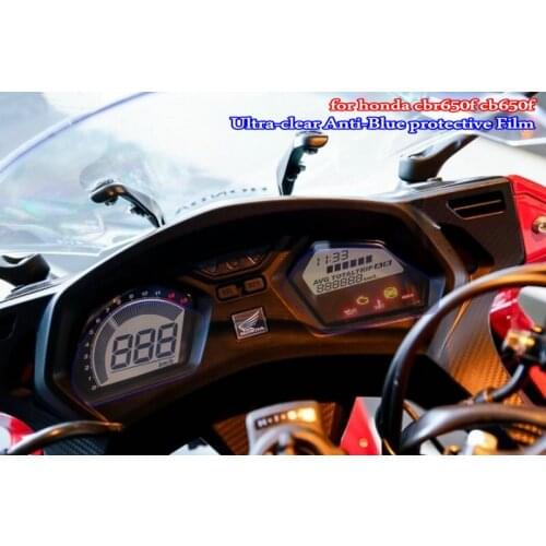 Km table Protection Film Cluster Scratch Protection Film Blu-ray Protector for honda CBR650F CB650F