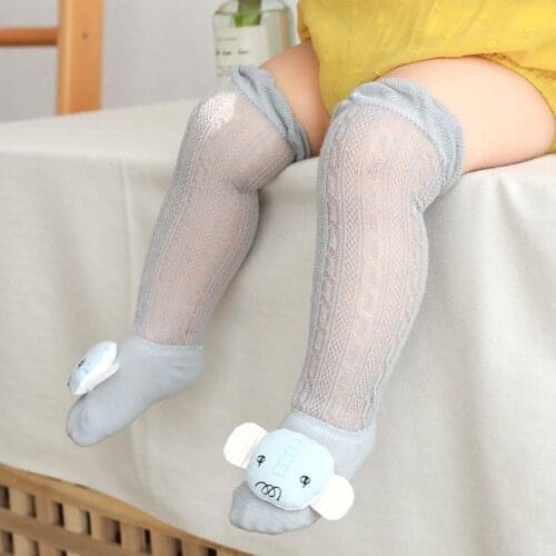 Summer mesh thin cotton anti-mosquito baby stockings cartoon doll Newborn Baby boys girls pantyhose children kids tights