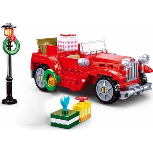 Locking City Gift Car 153PCS Building Blocks Luxury Cars Educational Toys Assembly Accessories And Disassembly For Citys Model