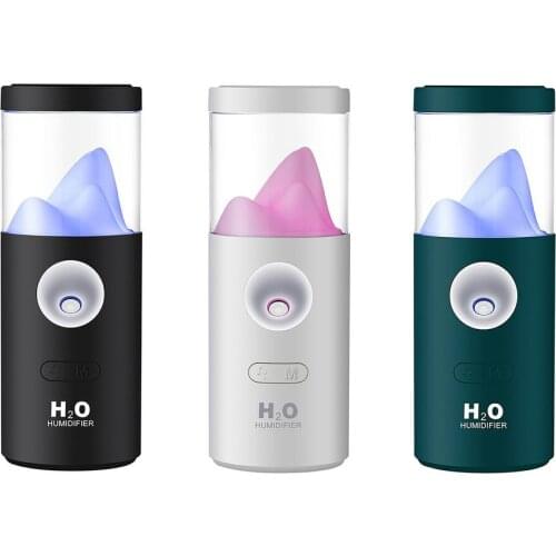 Creative USB Charging Rotary Humidifier 130 Degree Shaking Head Atomizer Large Capacity Ultrasonic Purifier