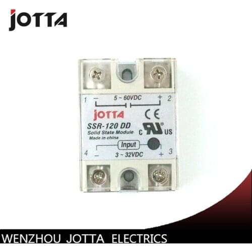 SSR -120DD DC control DC SSR white shell Single phase Solid state relay 120A input 3-32V DC output 5~60V DC