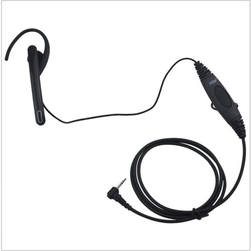 One-Wired Radio Earpiece G-loop Boom mic Ear Bar Mic PTT Headset 1PIN MT for Motorola MB140R MR355R MH230R TLKR T7 FV200R T5420