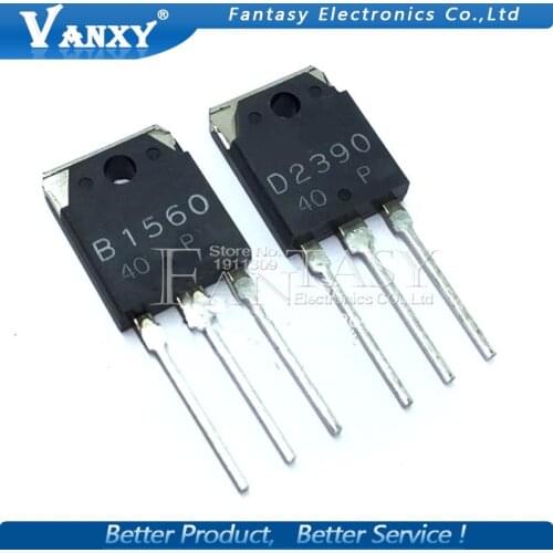 4PCS B1560 D2390 2 pairs (2pcs 2SB1560 + 2psc 2SD2390) original authentic