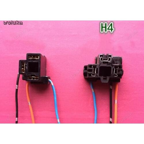 Bulb socket socket H4 headlight socket H4 ceramic socket plug H4 bakelite socket lamp holder CD50 Q04