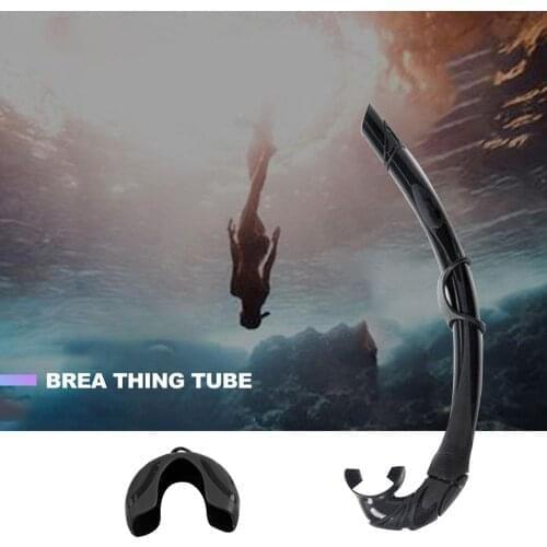 Professional Swimming Snorkel With Silicone Diving Breathing Tube Snorkeling Pipe Underwater Tube Dry Snorkeling Equipmentдайвин