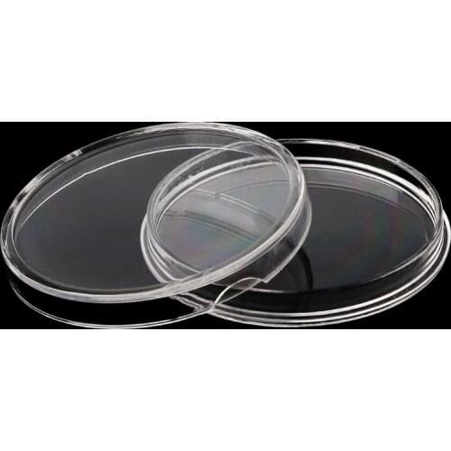 40.6mm Clear Plastic Round Coin Holder Capsule Direct Fit For 1oz American Silver Eagles Protective Cover C42