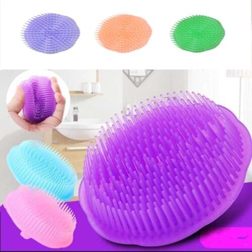 Comb head Massage brush Silicone Head Body Scalp Shampoo Hair Washing Comb Shower Bath Brush Bathing Tool Shower Bath Brush Hot
