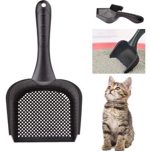 Cat Litter Scoop Durable Poop Scooper with Deep Shovel Classic PVC Pet Fast Sifting Sifter Cleaning Filter Kitty Easy To Storage