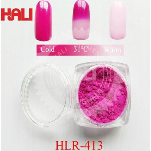 Thermochromic pigment,item:HLR-413,color:rose red,active temperature:31centigrade,1lot=10gram,free shipping