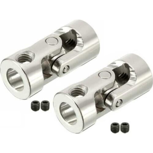 2pcs Universal Shaft Joint Coupling Steering Connector Adapter 7 Sizes for RC Boat Ship Car