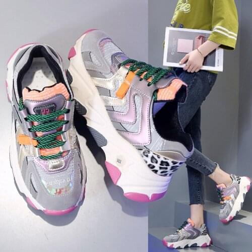 Shoes Spring New All-match Womens Shoes Spring Net Red Shoes Platform Casual Sports Womens Shoes