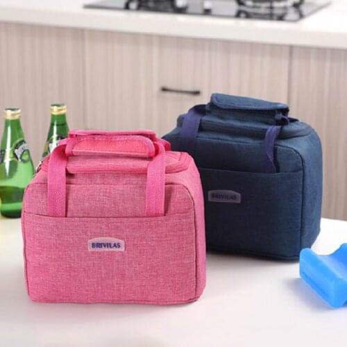 Waterproof Insulated Lunch Bags Picnic Pouch Unisex Thermal Dinner Food Case Accessories Meal Container School Food Storage Bags