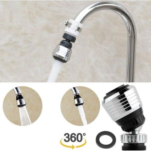 360 Rotating Water Saving Tap Connector Dual Mode Kitchen Faucet Aerator Diffuser Bubbler Filter Shower Head Nozzle