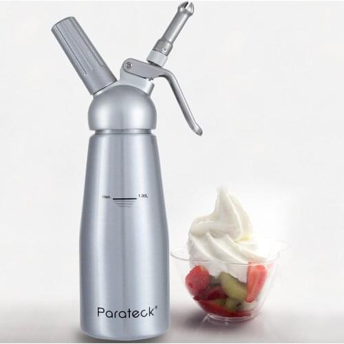 Whipped Cream Dispenser Cream Whipper with Stainless Steel Decorating Nozzles Use Standard 8 Gram N2O Cartridges (Not Include)