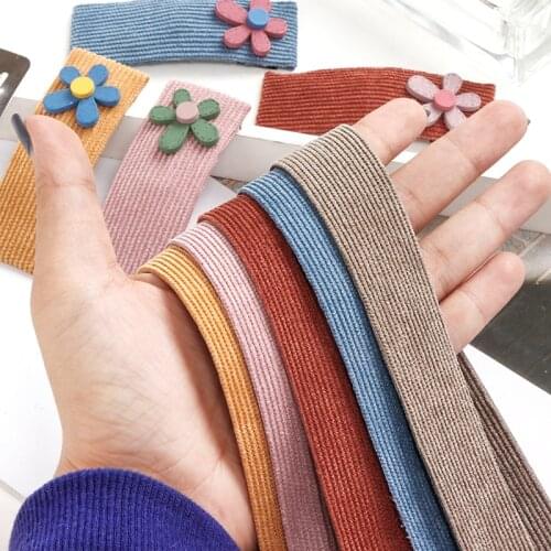 2m/lot New Double Sided Corduroy Ribbon Diy Handmade Hair Accessories Earrings Bow Ribbons For Decoration Material