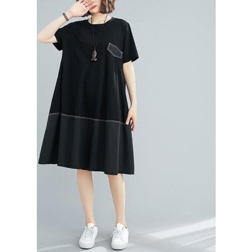 2021 New Arrive Summer Maternity Dress Woman Casual A-Line With Pocket Large Size Dresses Pregnant Woman Dress MD-03057