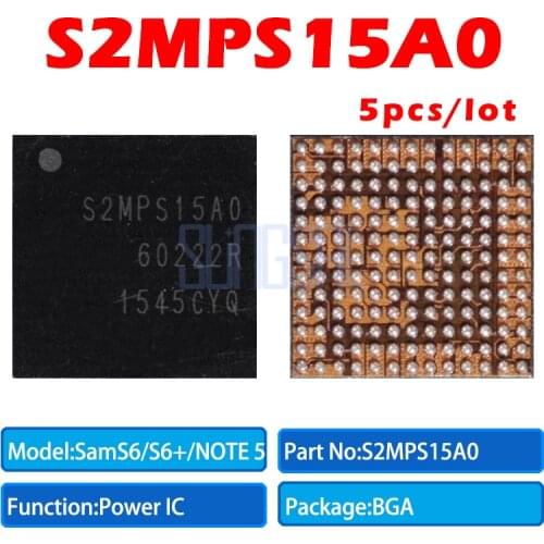 5pcs/lot 100% Original S2MPS15A0 big large main power IC S2MPS15AO For SAMSUNG S6 G9200 G9250