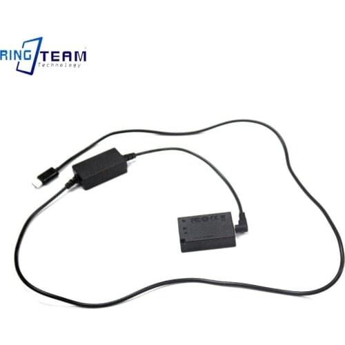 PD to DC 3.0*1.1mm Cable+LP-E17 Dummy Batter DR-E17 DC Coupler ACK-E17 for M3 M5 EOSM3 EOSM5 Digital Cameras